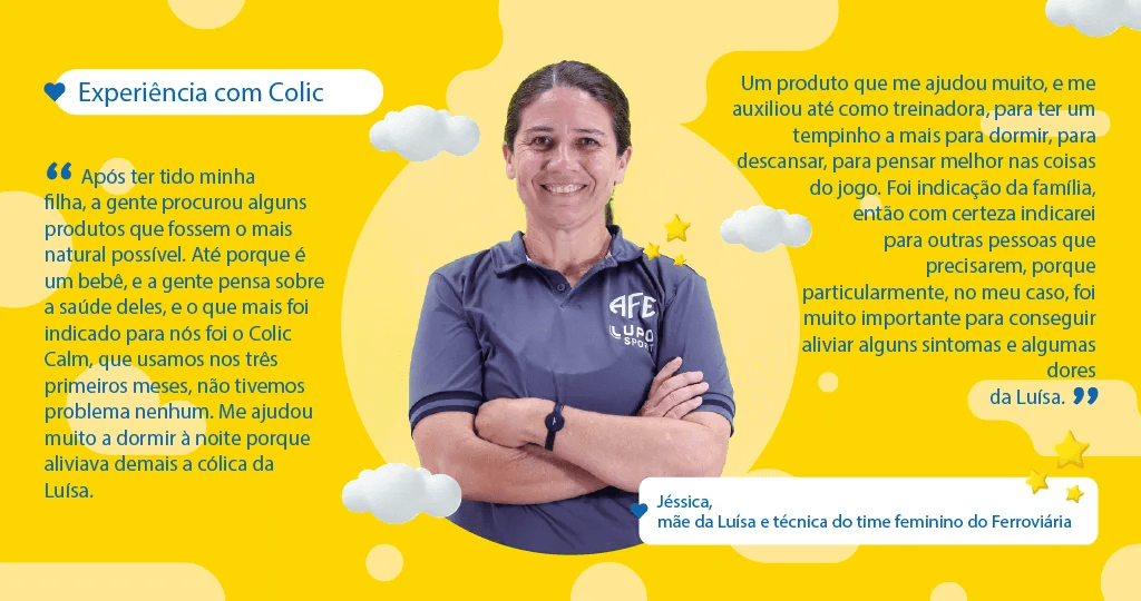 A Experiência de Jessica, Técnica da Ferroviária de Araraquara, com Colic Calm 