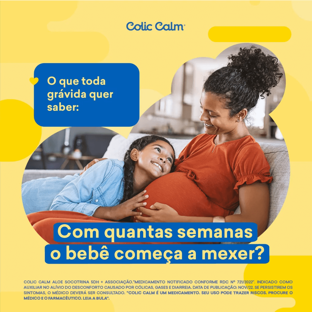Com quantas semanas o bebê começa a mexer? 