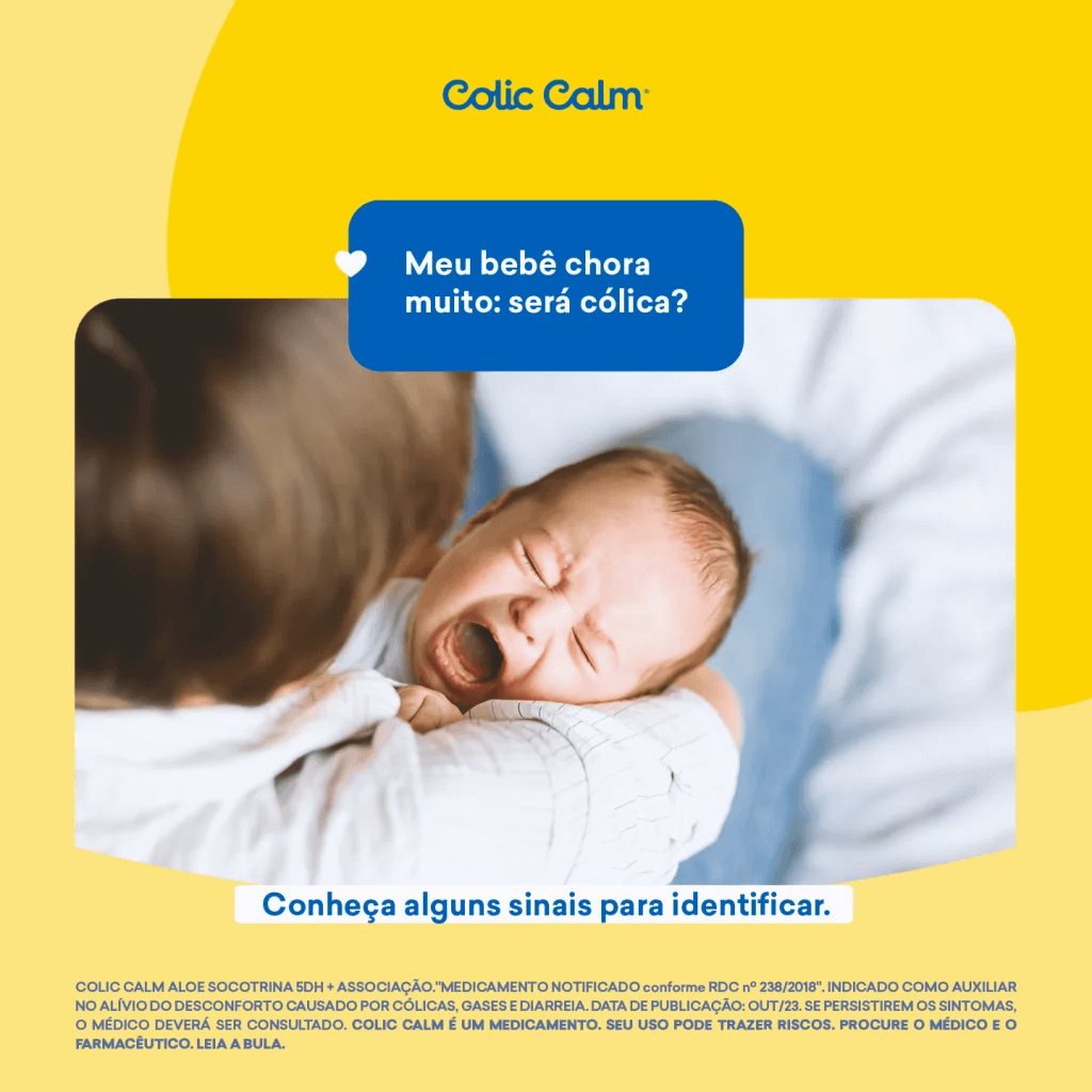 Meu bebê chora muito: pode ser cólica? Veja como identificar os sinais 