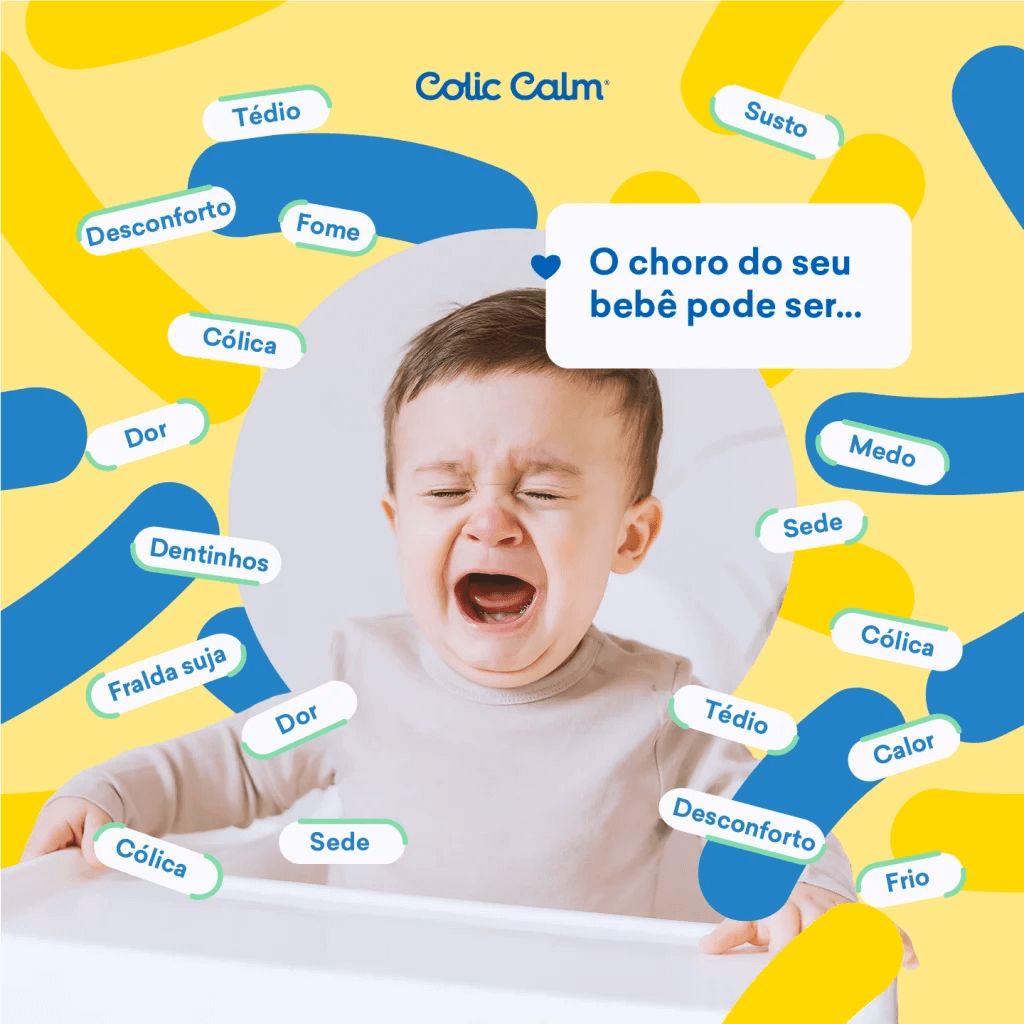 O choro do seu bebê pode ser… 