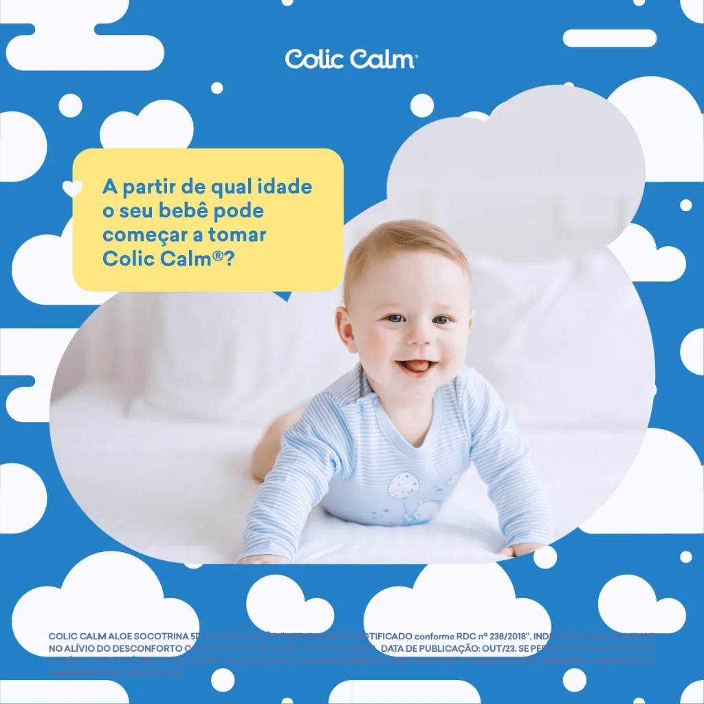 Recém-nascido pode tomar Colic Calm? 